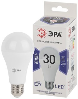 Лампа светодиодная ЭРА LED Стандарт A65-30W-860-E27 - фото 121857