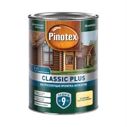 Пропитка-антисептик PINOTEX Classic Plus 3 в 1 CLR, Ель натуральная 0,9л 5727790 - фото 121940