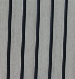 Панель 3D RAIL из вспененного полистирола 2800х120х10 мм Ясень серый - фото 123699