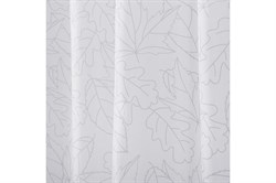Штора MOROSHKA Shelest для ванной комнаты тканевая 180х200см, белый+серый 944-301-01 - фото 124633