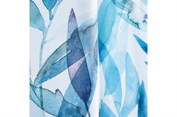 Штора MOROSHKA Akvarel для ванной комнаты тканевая 180х180см, голубой+белый 976-301-01 - фото 124645