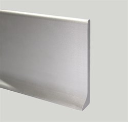 Плинтус потайной 37х15 мм 2,5м анодированный серебро матовое - фото 125016