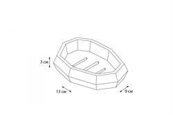 Мыльница FIXSEN FLAT FX-290-4 - фото 125290