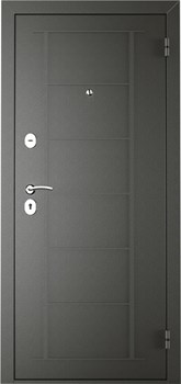 Дверь металлическая ТИТАН-2050/960/R 8С бетон снежный/графит - фото 126140