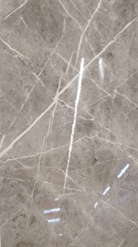 Панель ПВХ стеновая Гибкий мрамор 062 GREY (280*122см) - фото 126770