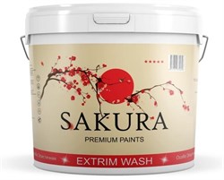 Краска SAKURA EXTRIM WASH глубоко-матовая 10кг - фото 127018