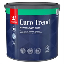 Краска EURO TREND для обоев и стен C мат 2,7л - фото 127138