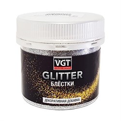 Добавка глиттер VGT серебро 0,05кг 31576 - фото 127221