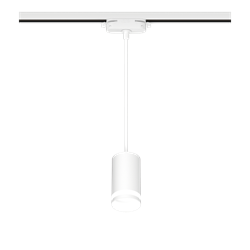 Светильник трековый подвесной RITTER ARTLINE 55*100мм GU10, алюминий/пластик, цвет белый 59929 0 - фото 128446