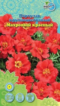 Семена ИНВЕНТ ПЛЮС Портулак махровый Красный - фото 128741