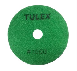 Круг TULEX алмазный гибкий шлифовальный, на велкро основе, мокрое шлифование 100мм,P1000 851021-1000 - фото 129666