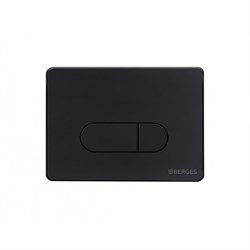 Кнопка BERGES для инсталляции NOVUM D5 Soft Touch черная 40035 - фото 131034