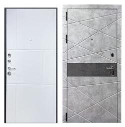 Дверь металлическая Аделла бетон лофт 960*2050 левая - фото 132688