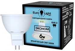 Лампа светодиодная Eurolight ELEC-539-PAR16-6-5K-GU10 - фото 136473