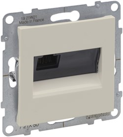 Розетка LEGRAND SUNO RJ45 кат.5E UTP слоновая кость 721250 - фото 140119