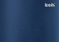 Штора IDDIS для ванной комнаты полиэстер, синий 200*180см BS04P18i11 - фото 141128