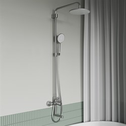 Душевая система IDDIS AIGER тропический душ, излив, хром матовый AIGBC3Fi06 - фото 141293