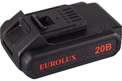 Дрель-шуруповерт EUROLUX аккумуляторная ДА-20/2Li 72/14/52 - фото 142531