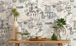 Обои VS Italia декор 588445 виниловые 1,06*10,05м (1упак-6рул) (Ateliero) - фото 143516