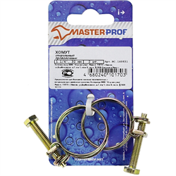 Хомут МАСТЕРПРОФ проволочный спиральный оцинк. 1 1/4 (32 мм), (2 шт.) ИС.140831 - фото 143523 Хомут МАСТЕРПРОФ проволочный спиральный оцинк. 1 1/4 (32 мм), (2 шт.) ИС.140831 - фото 143523