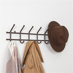 Вешалка НОРМА 7, коричневая ВН 66КОР (10) - фото 143848