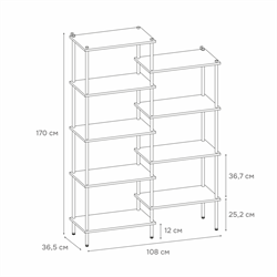 Система стеллажей 49 НеШкаф, черный ССТНШ49 Ч - фото 143896