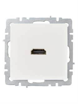 Розетка BRITE HDMI белая BR-H10-K01/PHDMI-0-Брб - фото 144087