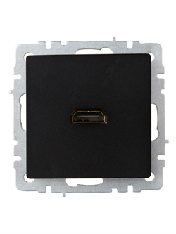Розетка BRITE HDMI черная BR-H10-K02 - фото 144091