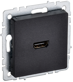 Розетка BRITE HDMI черная BR-H10-K02 - фото 144092