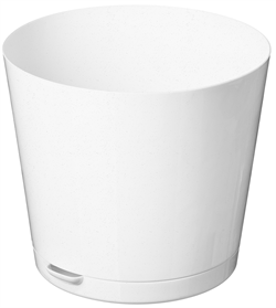 Горшок для цветов HOMVER Oregano D200мм 4л с прикорневым поливом, мраморный (12) 221602633/01 - фото 144435