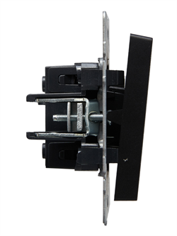 Выключатель BRITE 1-кл. 10А черный ВС10-1-0-БрЧ - фото 144656