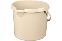 Ведро IDILAND MALTA круглое 12л бежевый (8) 221209727/04 - фото 144681