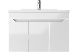 Тумба под умывальник Мечта 80 подвесная Maria белый DM2326T - фото 144759