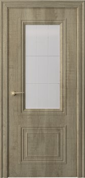 Полотно ЛЕСКОМ дверное Экшпон S-2 бодега натур., стекло гравировка решетка 80 - фото 144919