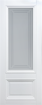 Полотно ЛЕСКОМ дверное Экшпон Венеция-50 белый софт, гравированное стекло 90 - фото 144932