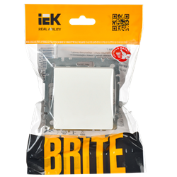 Выключатель BRITE 1-кл. перекрестный 10А белый BR-V13-0-10-K01 - фото 145007