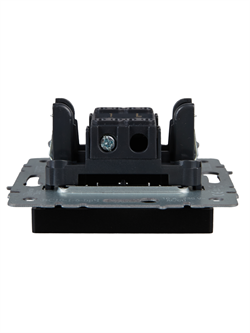 Выключатель BRITE 1-кл. проходной 10А черный ВС10-1-6-БрЧ - фото 145011