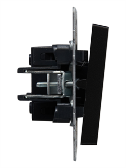 Выключатель BRITE 1-кл. проходной 10А черный ВС10-1-6-БрЧ - фото 145012