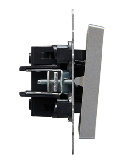 Выключатель BRITE 3-кл. 10А алюминий BR-V30-0-10-K47 - фото 145033