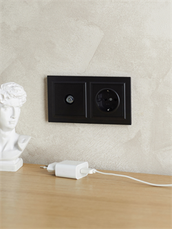 Рамка BRITE 2-ая черная РУ-2-БрЧ - фото 145043