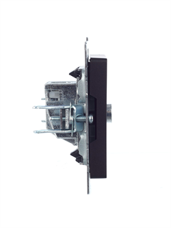 Розетка BRITE TV оконечная, черная BR-A10-O-K02 - фото 145088