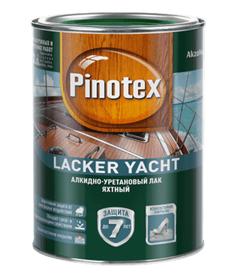 Лак PINOTEX Lacker Yacht 40 (полуматовый) 1л 5255403 - фото 17617