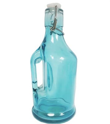 Бутылка QIAN SHUENN ENTERPRISE цветная с пробкой 350 мл.7*5,5*15 см 160801 - фото 19276