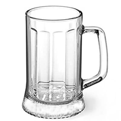 Кружка 300 мл. для пива,стеклянная.прозрачная,13,2*7,5 см 170981 - фото 19377