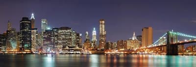 Обои PHOTO DECOR New York City мост ночь 862 1,43*1,17м - фото 20029