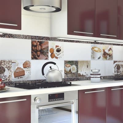 Вставка ALMA CERAMICA Arabica на белом корич 249*500 DWU09ARB044/9ВСАБ044 - фото 21057