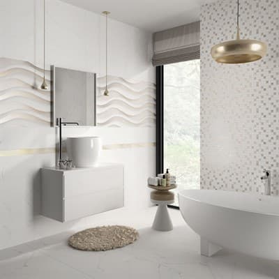 Плитка ALMA CERAMICA облицовочная Vivienne 246*740*10 TWU12VIV00R W (1уп-1,274м2) - фото 21362