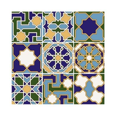 Плитка UNITILE мозаика Багдад микс верх 01 300*300 (98*98) (1-й сорт) - фото 23094