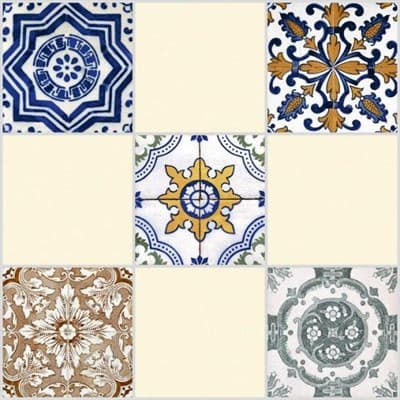 Плитка UNITILE мозаика Тенерифе светло-бежевый верх 02 300*300 (98*98) (1-й сорт)