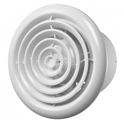 Вентилятор ЭРА осевой вытяжной c антимоскитной сеткой D 100 RF 4S - фото 26023
